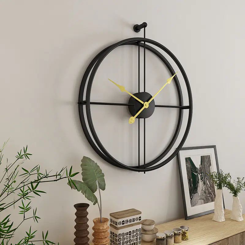 Creative Iron Wall Clock