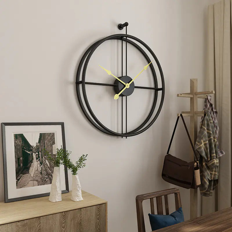 Creative Iron Wall Clock