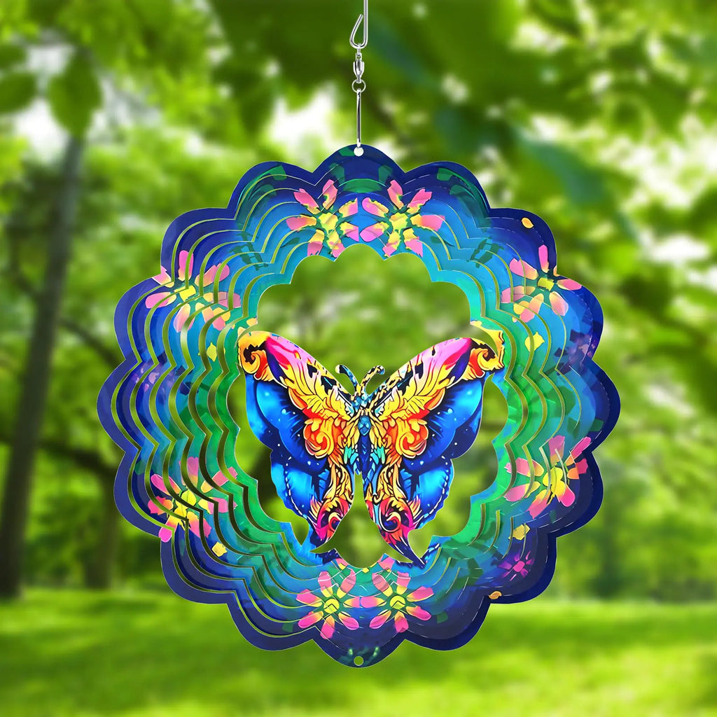 Hanging Butterfly Wind Spinner 10Inch