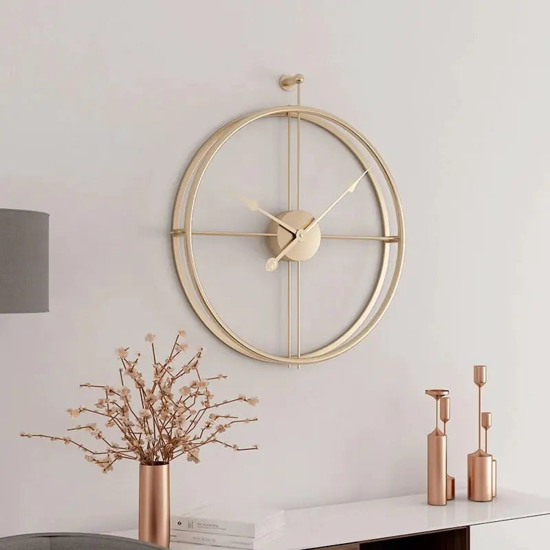 Creative Iron Wall Clock