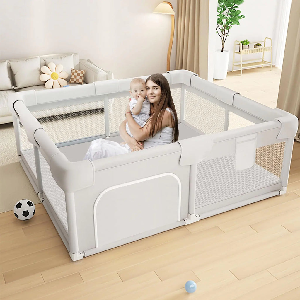 Baby Playpen 50"L x 50"W x 26"H