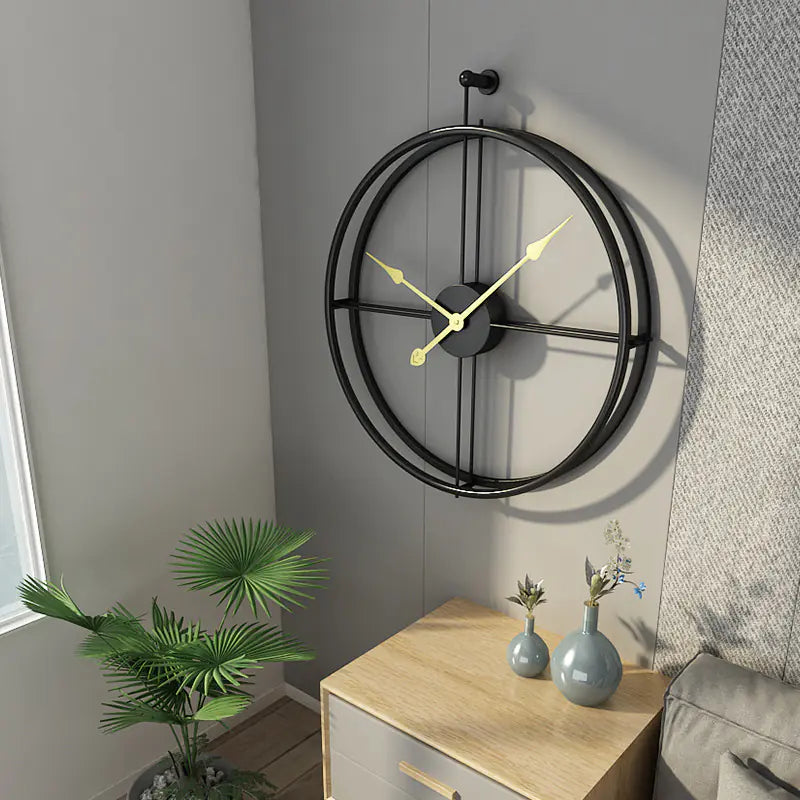 Creative Iron Wall Clock